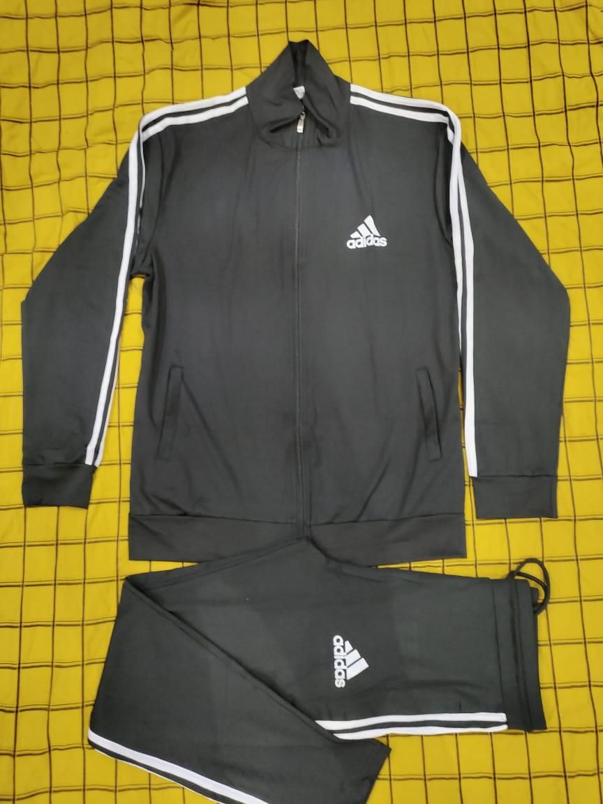 Men's Side Stripe 4 Way Polyester Track Suit